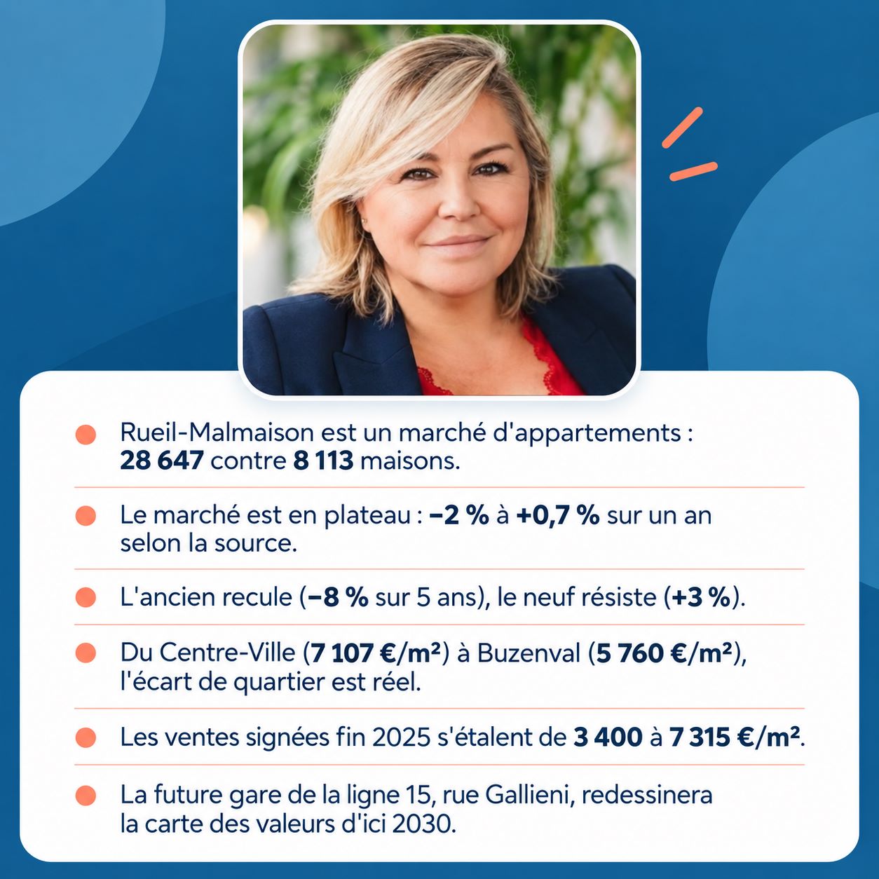 Infographie : estimation d'un appartement à Rueil-Malmaison en 2026 par Elodie Guichard