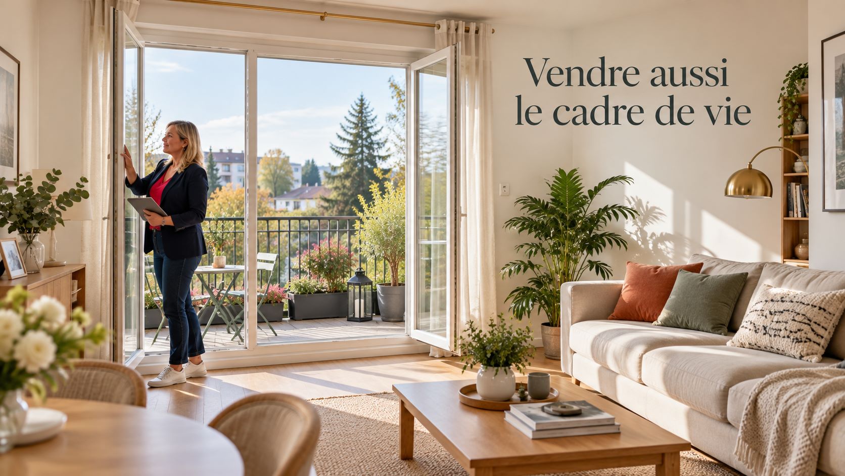 Vendre aussi le cadre de vie : appartement préparé pour la vente à Rueil-Malmaison